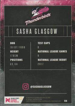 2018 Tap 'N' Play Suncorp Super Netball #66 Sasha Glasgow Back